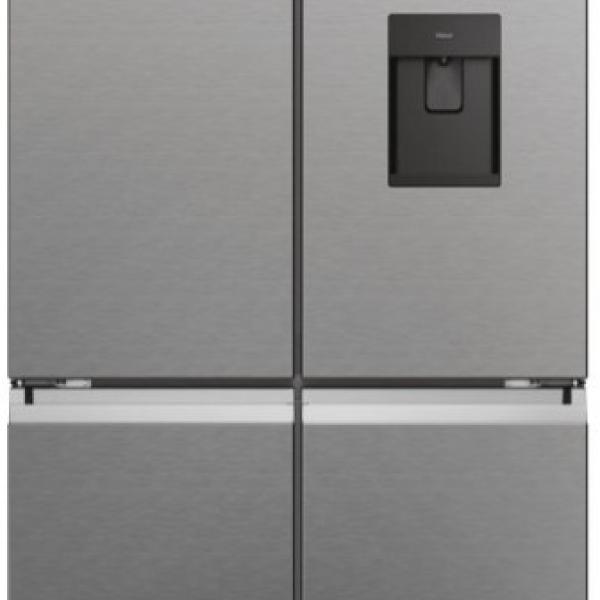 Frigorífico Americano Cube 90 Serie 5 Total No Frost HCR5919EHMP 525L (Platina/Inox) - HAIER