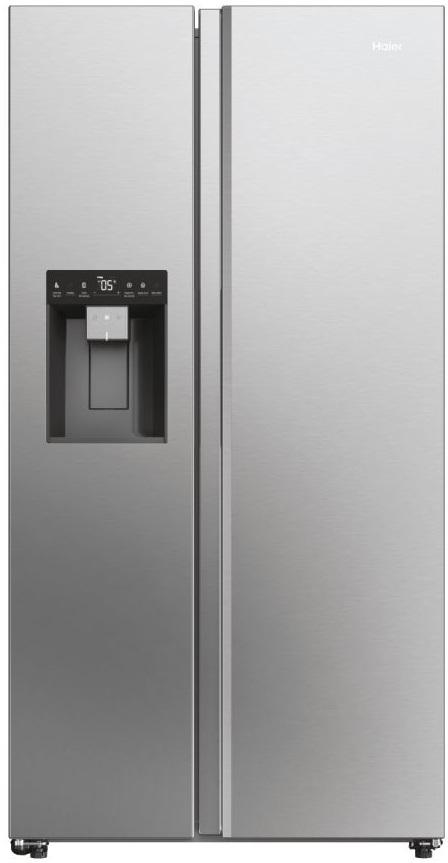 Frigorífico Americano Side By Side SBS 90 Serie 5 HSW59F18EIMM 601L (Platina/Inox) - HAIER