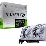Placa Gráfica MSI RTX 5060 Ventus 2X OC White 8GB GDDR7