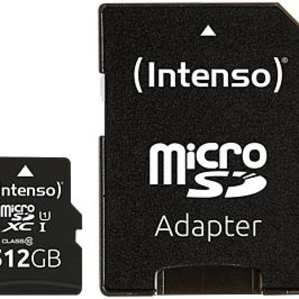 Cartão de Memória 512GB UHS - I Performance + Adaptador - INTENSO