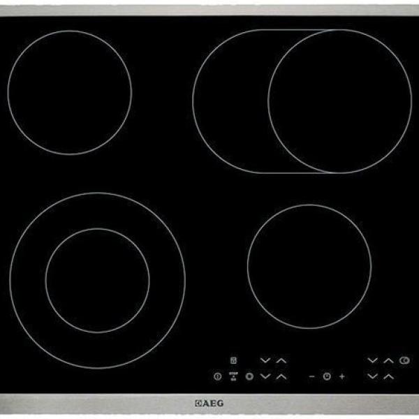 Placa Vitrocerâmica HK634060XB 4 Zonas (Inox) - AEG
