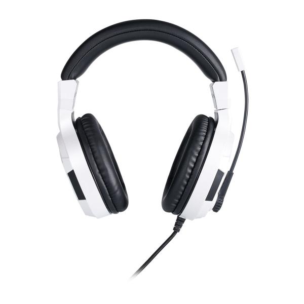 Auriculares com microfone para Vídeojogos Big Ben Interactive PS4OFHEADSETV3WHITE Branco Preto/Branco