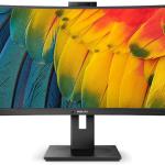 Monitor Curvo 5000 Series LCD 34 34B1U5600CH/00 Wide Quad HD (Preto) - PHILIPS