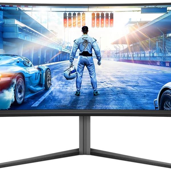 Monitor 34 Evnia 34M2C6500/00 Wide Quad HD QD - OLED (Cinzento) - PHILIPS