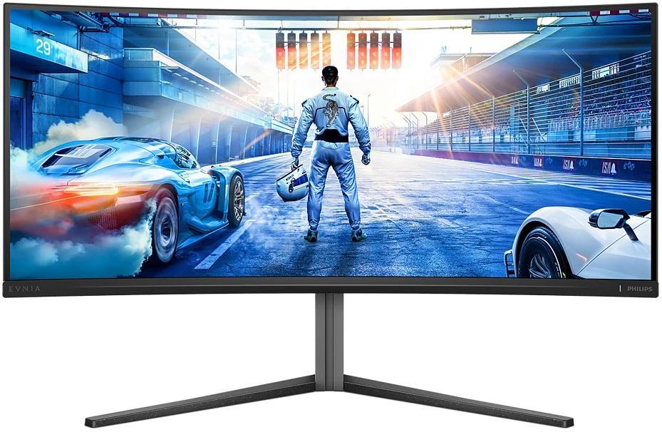 Monitor 34 Evnia 34M2C6500/00 Wide Quad HD QD - OLED (Cinzento) - PHILIPS