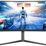Monitor 34 Evnia 34M2C6500/00 Wide Quad HD QD - OLED (Cinzento) - PHILIPS