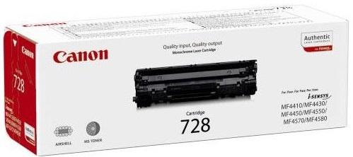 Canon CRG 728 Cartucho 2100páginas Preto — Recondicionado