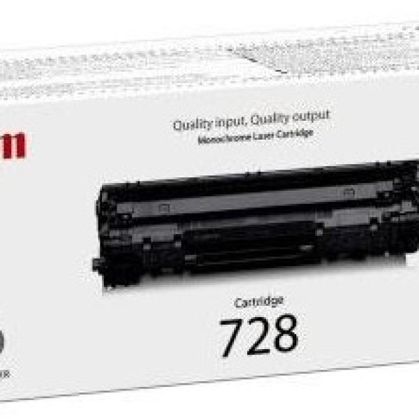 Canon CRG 728 Cartucho 2100páginas Preto — Recondicionado