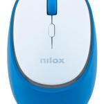 Rato Nilox Dual - Wireless Recarregável Azul