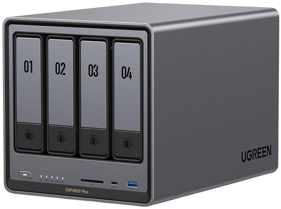 NAS NASync DXP4800 Plus PC Intel Pentium Gold 8505 8GB 4 Baías - UGREEN
