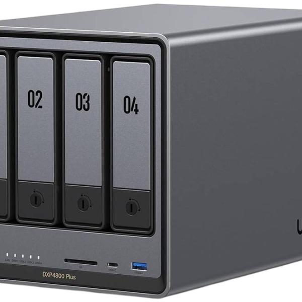NAS NASync DXP4800 Plus PC Intel Pentium Gold 8505 8GB 4 Baías - UGREEN