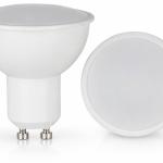 Lampada LED 220V GU10 6W Branco F. 6000K 630Lm - Dimável