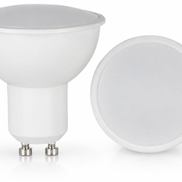 Lampada LED 220V GU10 6W Branco F. 6000K 630Lm - Dimável