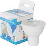 Lampada LED 220V GU10 6W Branco Q. 3000K 630Lm - Dimável