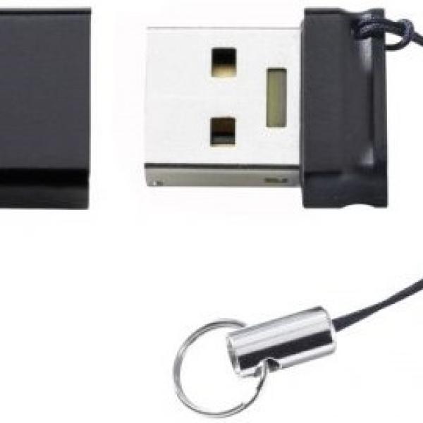Pen Drive USB 3.2 Slim Line 8GB (Preto) - INTENSO