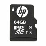 Cartão de Memória Micro SD com Adaptador HP SDU64GBXC10HP-EF 64GB