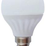 Lampada LED Opalina 220V E14 G45 6W Branco F. 6000K 510Lm