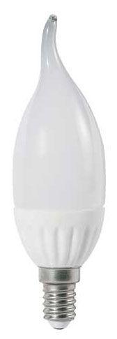 Lampada LED Opalina 220V E14 6W Branco F. 6000K 510Lm