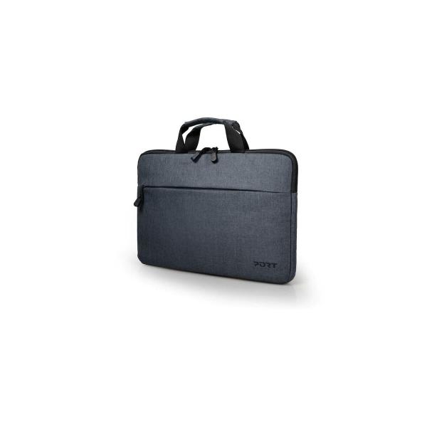 Mala para Portátil Port Designs Cinzento