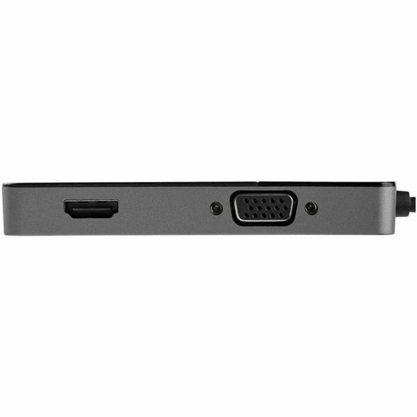 Adaptador USB para VGA/HDMI Startech USB32HDVGA Preto 4K Ultra HD