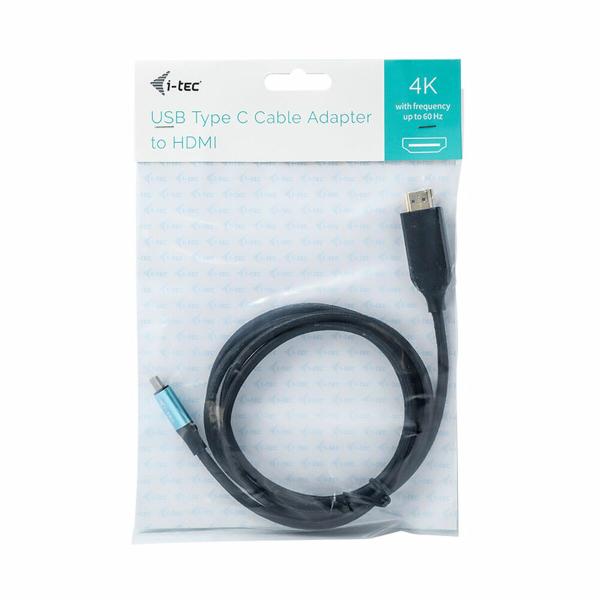 Cabo USB-C para HDMI i-Tec C31CBLHDMI60HZ2M Preto 2 m 4K Ultra HD