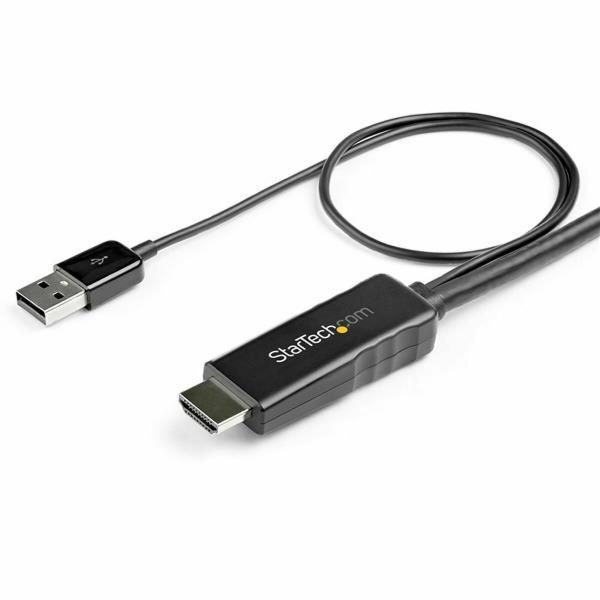 Adaptador Display Port para HDMI/VGA Startech HD2DPMM2M            (2 m) Preto