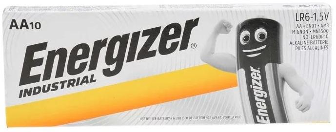 Pack 10x Pilhas Alcalinas Industrial LR6/AA 1,5V - ENERGIZER