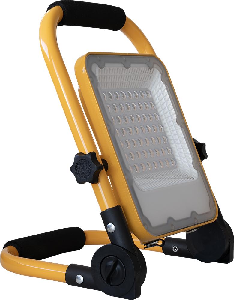 Projector LED 50W Branco 6000K 900Lm t/ Obras c/ Função Emergência (Azul/Vermelho)