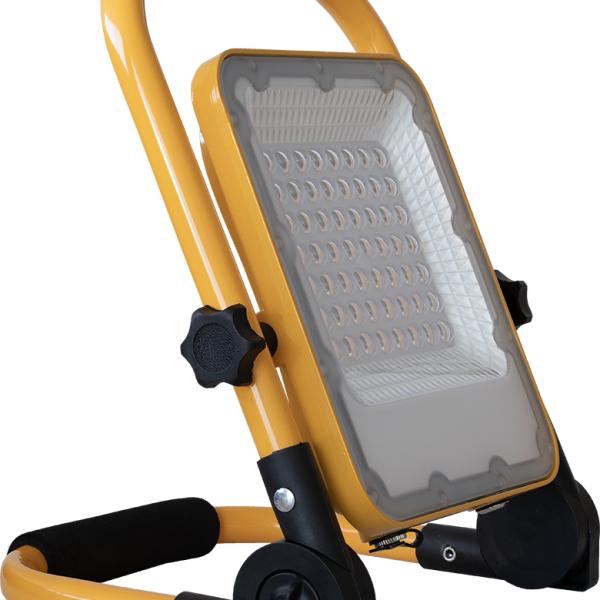 Projector LED 50W Branco 6000K 900Lm t/ Obras c/ Função Emergência (Azul/Vermelho)
