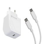 Carregador de Parede + Cabo USB-C Muvit Branco 20 W