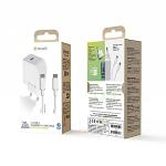 Carregador de Parede + Cabo USB-C Muvit Branco 20 W