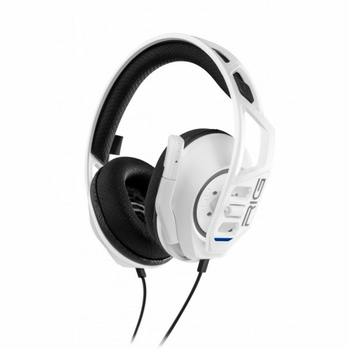Auriculares com microfone para Vídeojogos Nacon RIG 300 PRO HS Branco