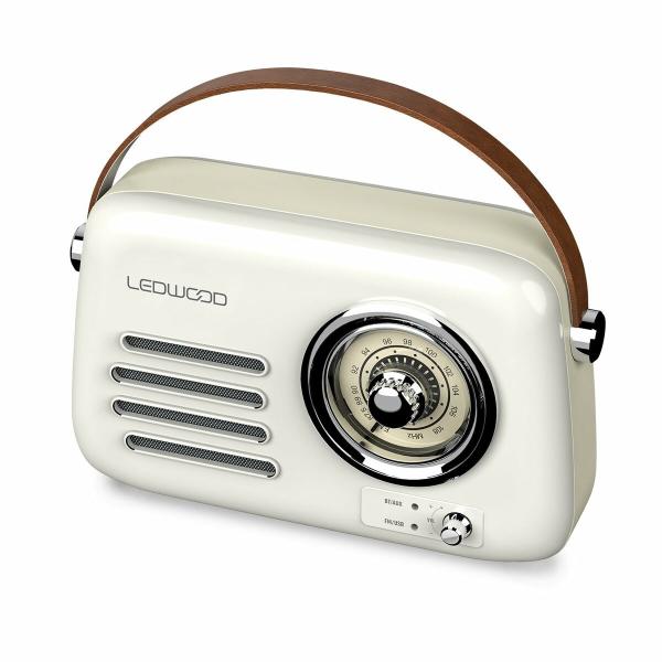 Rádio Transistor Ledwood ALMA WHI Branco 30 W