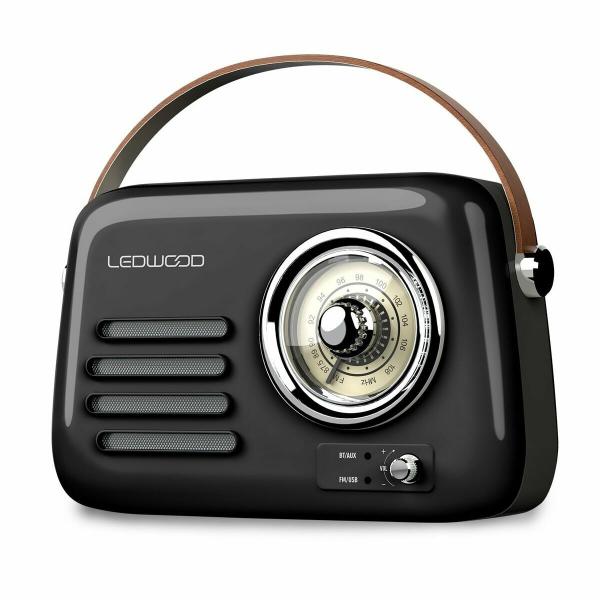 Rádio Transistor Ledwood ALMA BLK Preto 30 W