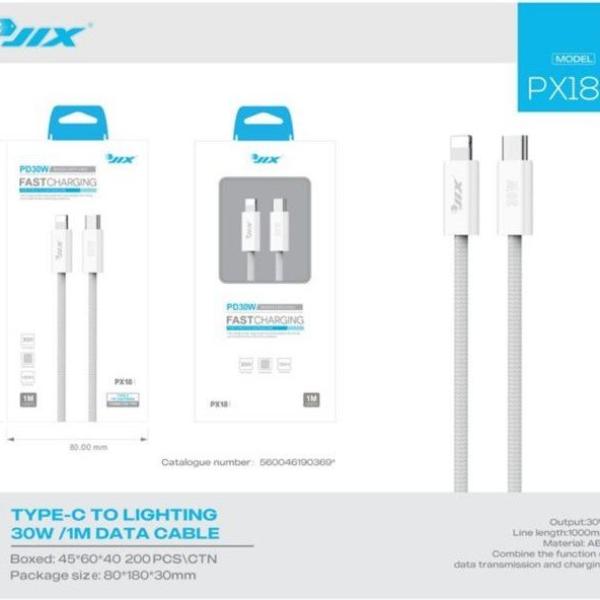 Cabo de Dados Lightning para Type-C 1M – PD 30W