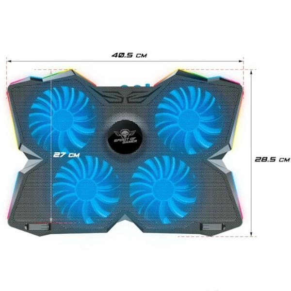 Base de Refrigeração para Portátil Spirit of Gamer SOG-VE500RGB