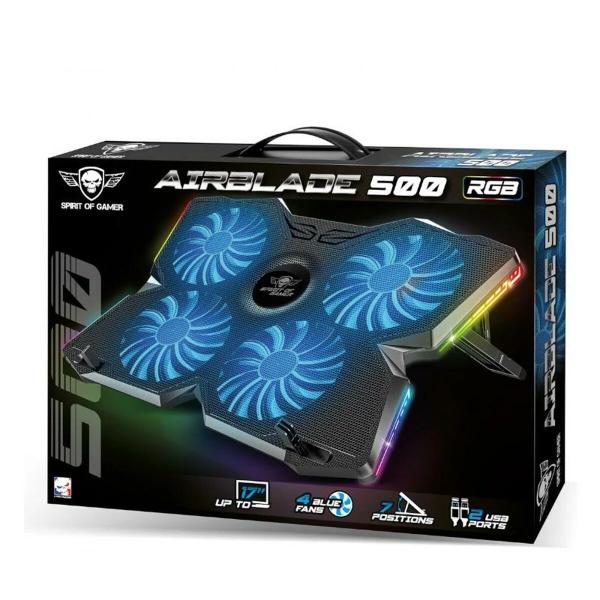 Base de Refrigeração para Portátil Spirit of Gamer SOG-VE500RGB