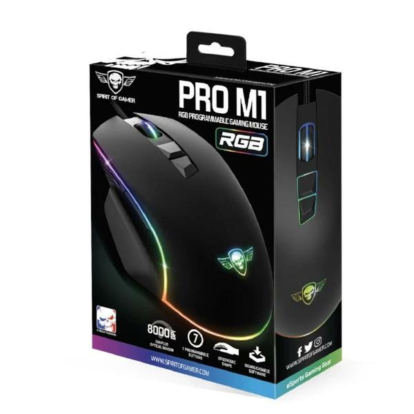 Rato Spirit of Gamer Souris Pro M1 Preto