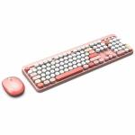 Teclado e Rato Mobility Lab Pure Color Rose Azerty Francês