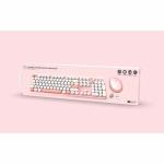 Teclado e Rato Mobility Lab Pure Color Rose Azerty Francês