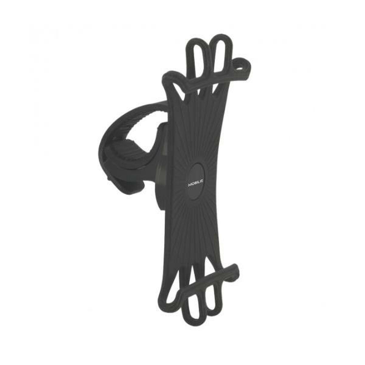 Suporte de Telemóvel para Bicicleta Mobilis 001353 Preto Silicone 4"-7"