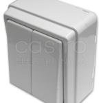 Comutador de Escada Duplo 10A 250V Série 3700 (Branco) - EFAPEL