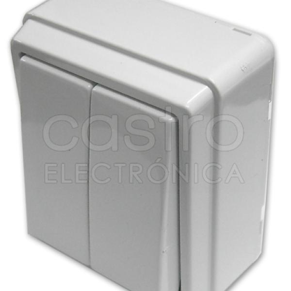 Comutador de Escada Duplo 10A 250V Série 3700 (Branco) - EFAPEL