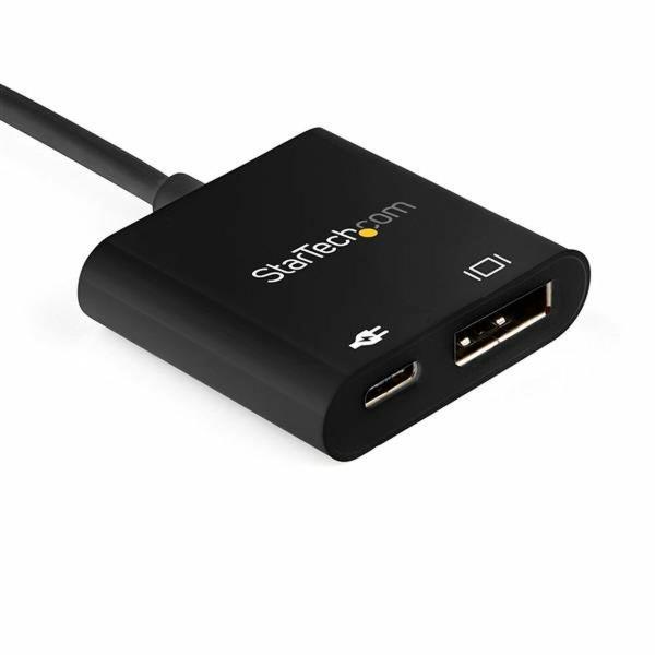 Adaptador USB C para DisplayPort Startech CDP2DP14UCPB         Preto