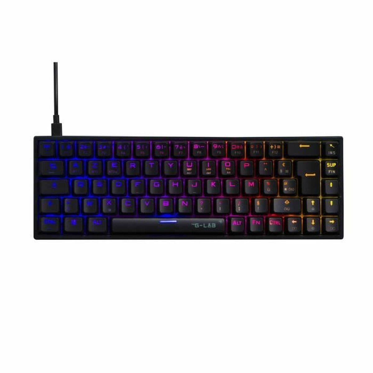 Teclado The G-Lab KEYZ TITAN Branco