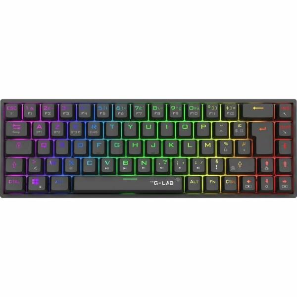 Teclado Gaming The G-Lab KEYZ TITAN Preto AZERTY