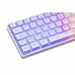 Teclado Bluetooth The G-Lab Azerty Francês Branco
