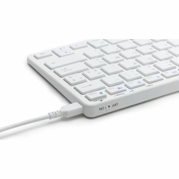 Teclado Bluestork Azerty Francês Branco