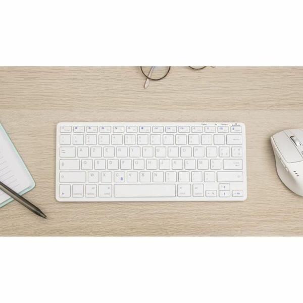 Teclado Bluestork Azerty Francês Branco