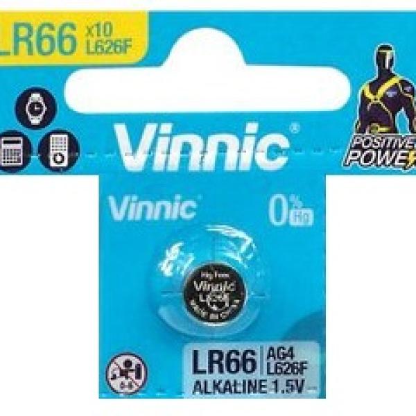 Pilha V377/SR626SW/AG4/SR66/G4/L626 1,5V - VINNIC